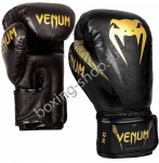 Перчатки Venum Impact черно-золотые